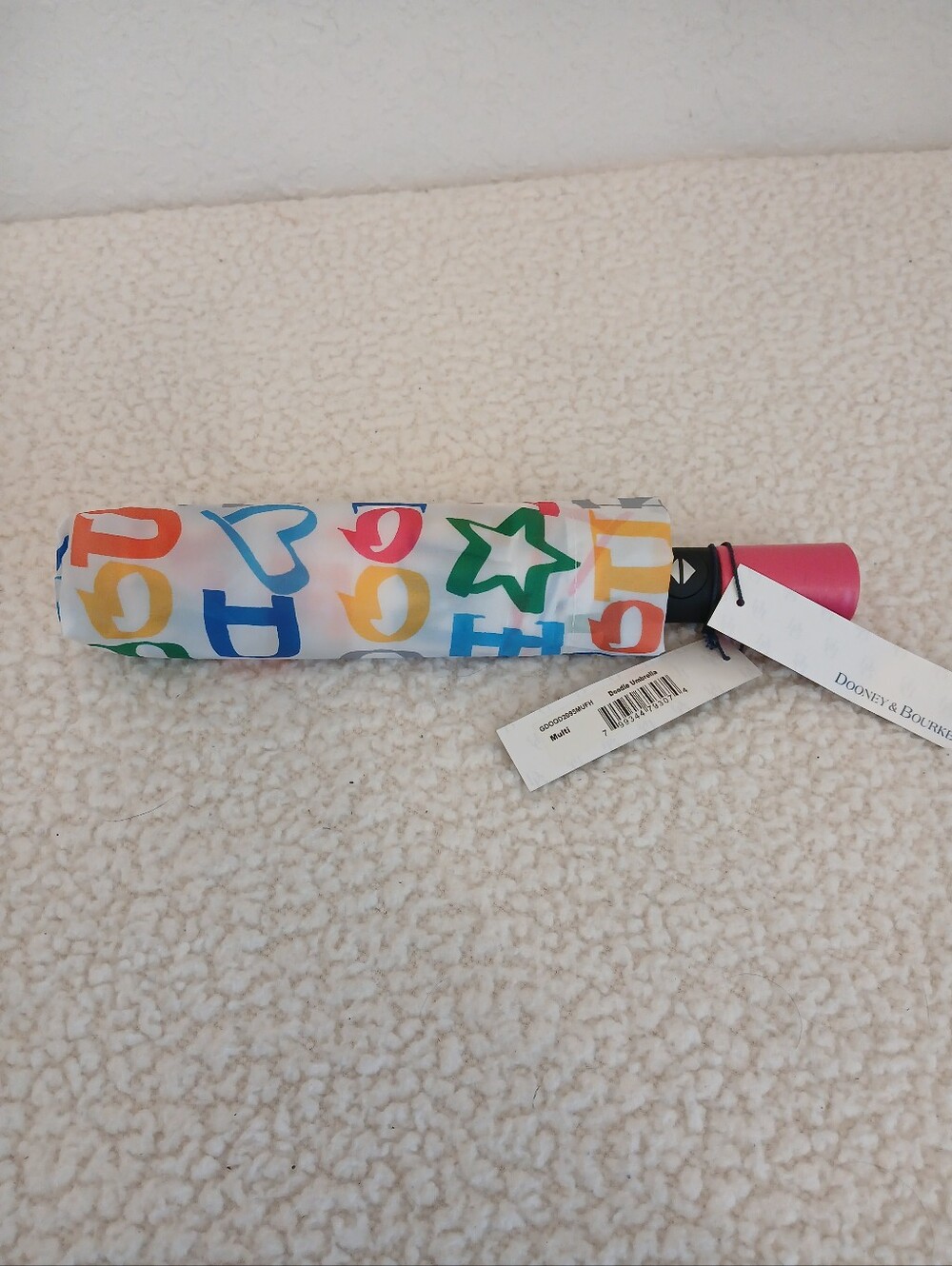 Dooney & Bourke Doodle Umbrella NWT
